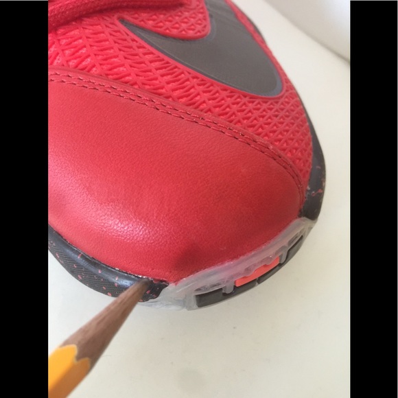 NWOB NIKE LEBRON XIII ELITE RED-BLACK MEN’S SZ 14 - Picture 8 of 8